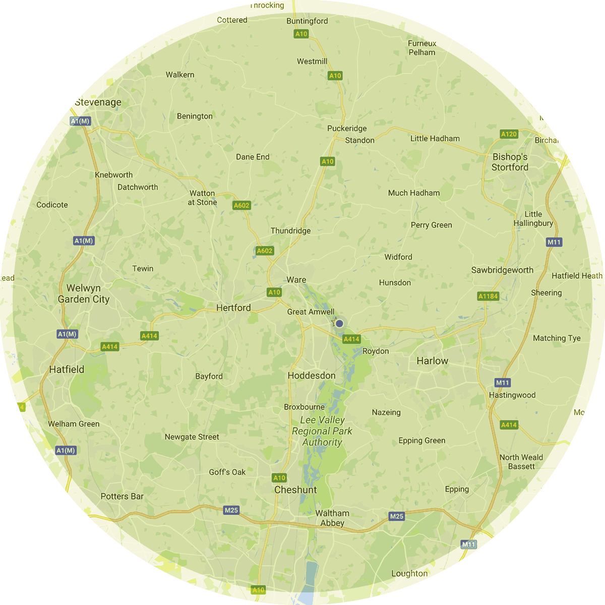 Areas covered - ware, Hertford, bishops Stortford, welling garden, epping, Harlow, stevenage, Hatfield, Sawbridgeworth, Hoddesdon, broxbourne, Nazing, Waltham Abbey, Cheshunt